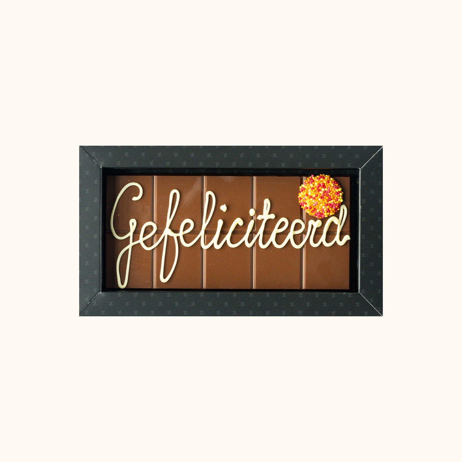 Van harte met een ambachtelijk gemaakte chocoladereep