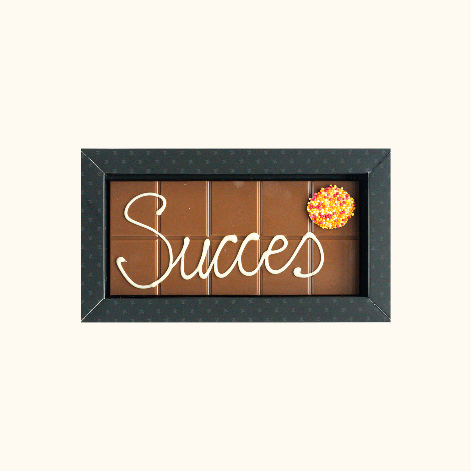 Wens iemand succes met een ambachtelijk gemaakte chocoladereep
