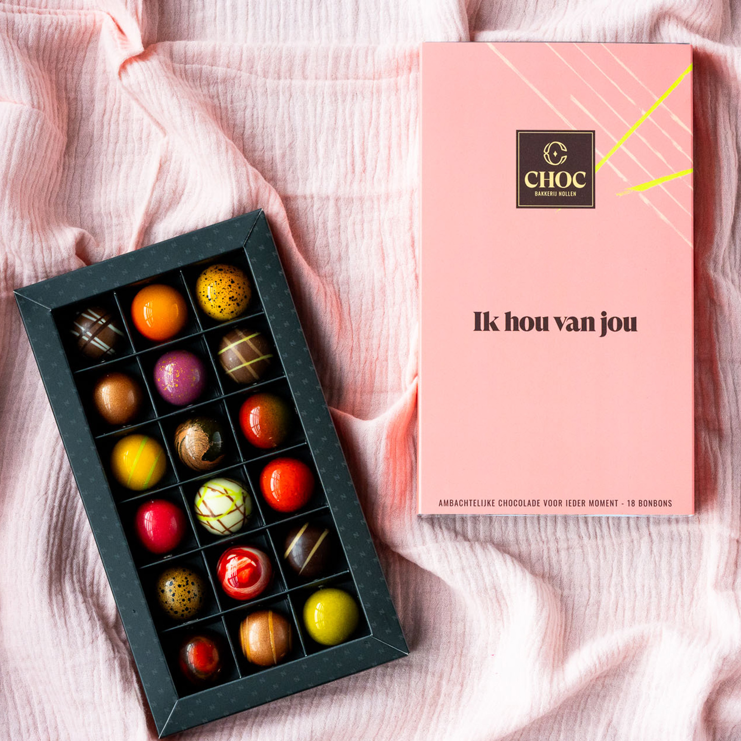 Ik hou van jou - Assorti bonbons