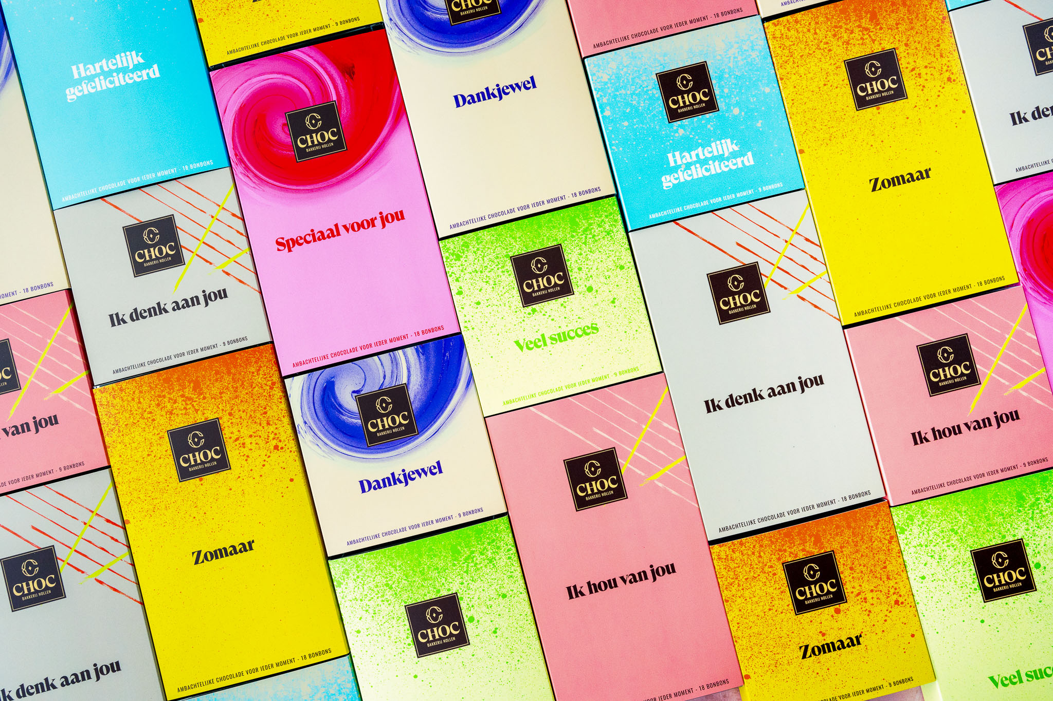 Voor elke moment een cadeau dat in de smaak valt met CHOC chocolade bonbons
