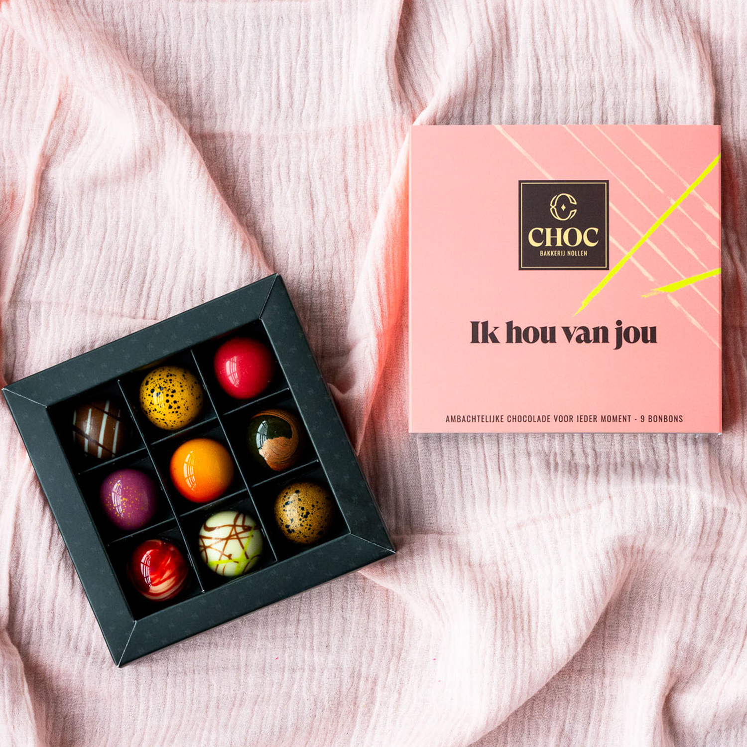 Ik hou van jou - Assorti bonbons